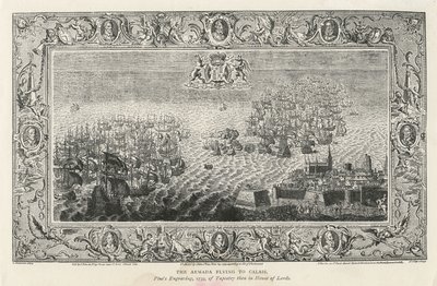 The Armada Flying to Calais by John Pine